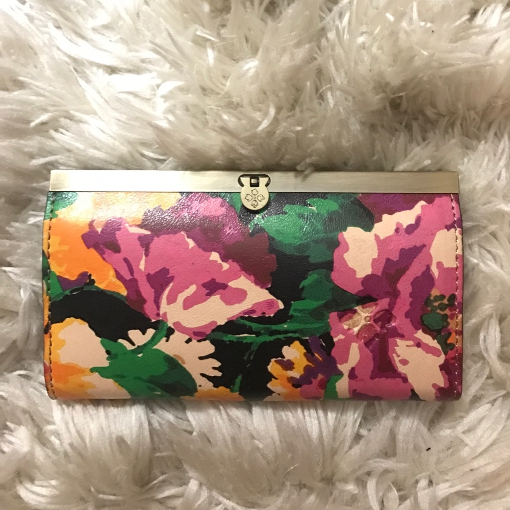 Patricia nash floral leather wallet